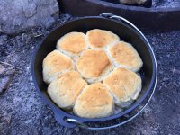 Dutch Oven Biscuits And Gravy - The Backyard Pioneer