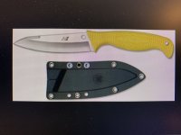 WTS - - Discontinued New in box Spyderco Aqua Salt H1 with yellow