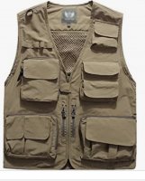 Traveling Vest with Hidden Pockets