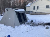 Survival Shelter Winter Camping in Blizzard - Deep Snow Camping in