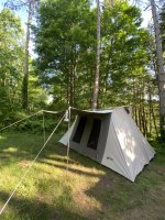 6173 Kodiak Canvas Cabin 10x10 Stove Lodge Tent-6173