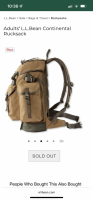 Adults' L.L.Bean Continental Rucksack