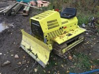 Track Shark - Homemade Motorized Tracked Fishing Sled 