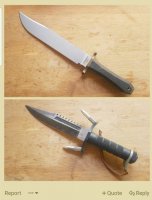 Appalachian Bowie SS486 Blade Blank - Knives for Sale