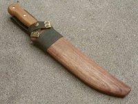 MAKE A SHEATH FOR THE OLD HICKORY BUTCHER KNIFE - WillowHavenOutdoor  Survival Skills