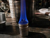 Carbon Felt Alcohol Burner bought on  - Boil Test #1 