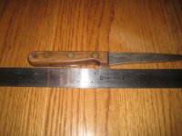 Vintage Hunting Knife Herter's INC. Improved Bowie For Sale