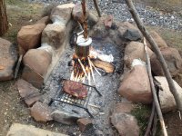 Suggestions for open fire dutch oven hanger - Trapperman Forums