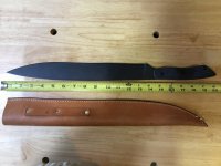 WTS - - Blackjack black panga bush sword | Bushcraft USA Forums