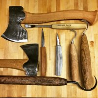 John Neeman carving axe Robin Wood edition