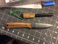 The final results of the rehandled beavercraft knives I have, I