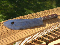 Martindale 11 1/2 Inch Grooved Bush Machete w/ Square End Grip