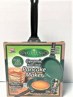 OrGreenic AS SEEN ON TV Flip Jack Pancake Maker Ceramic Non-Stick NEW