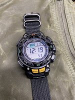 Casio pathfinder nato strap best sale