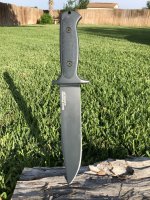 Big Budget Bowie - Cold Steel Drop Forged Survivalist UPDATED Stripped &  Blued