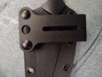 Belt loop for kydex sheath, Kydex, casström, casstrom