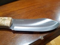 Joker BS9 Trampero Scandi Micarta Beige - Cuchillo de supervivencia y  bushcraft – Camping Sport